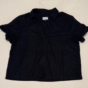 Universal Thread Linen Blend Pull-Over Blouse